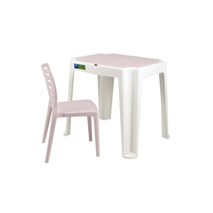 Conjunto Infantil de Mesa e Cadeira Beni