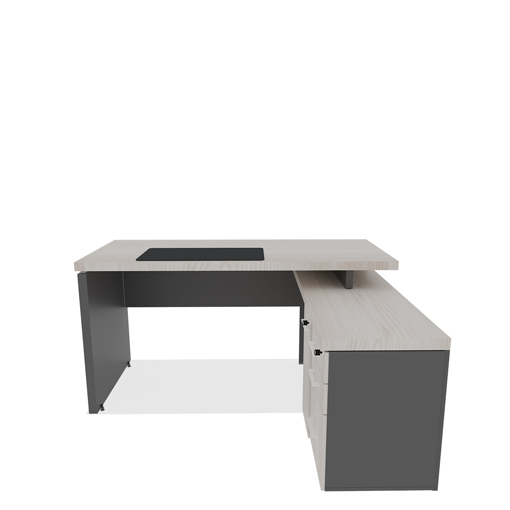 Mesa Executiva Com Armário Lateral M-Office