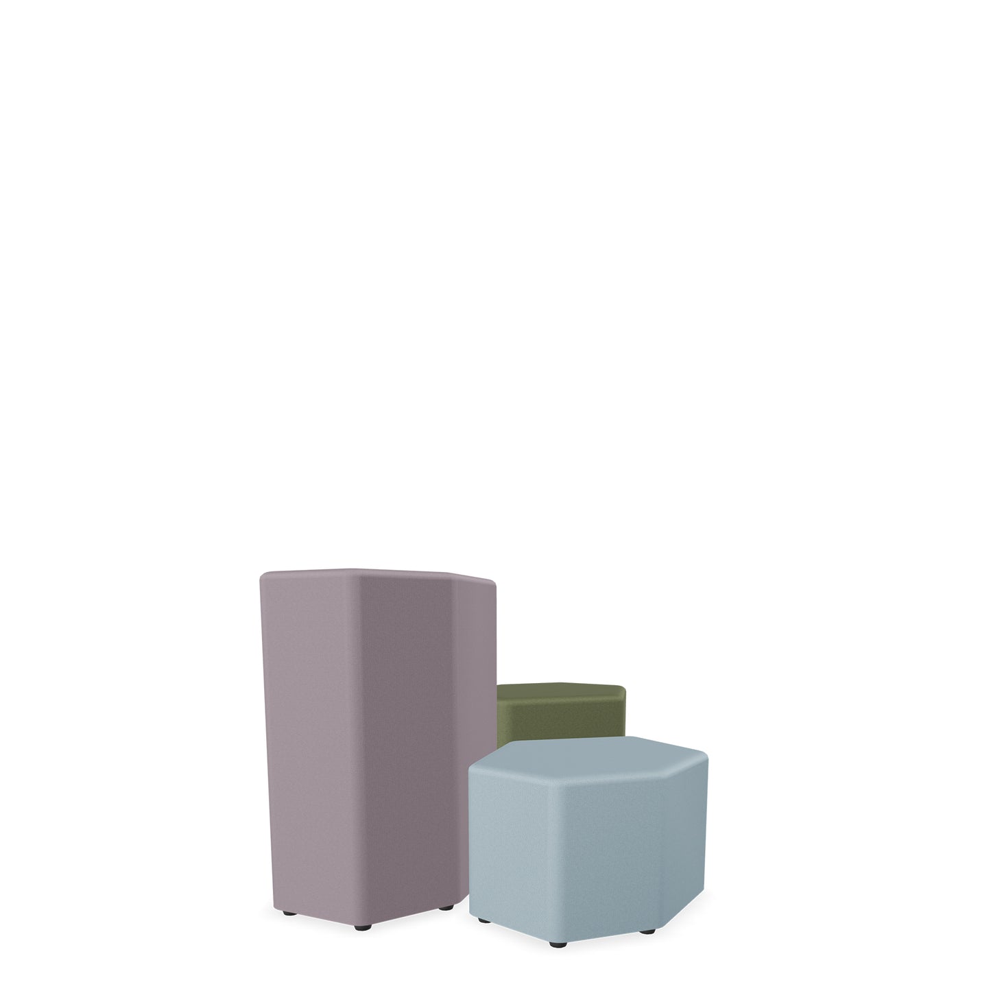 Puff Hexagonal Irregular