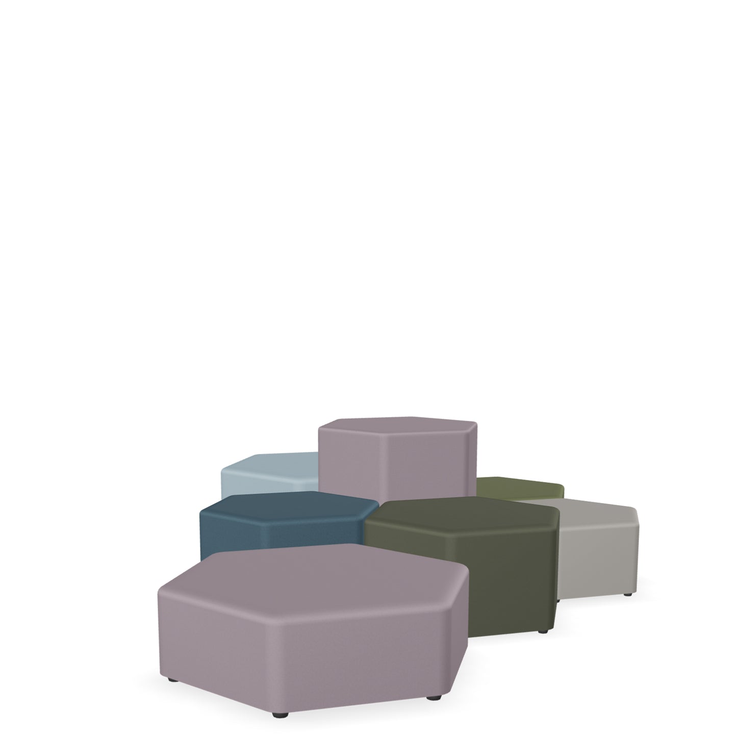 Puff Hexagonal Regular